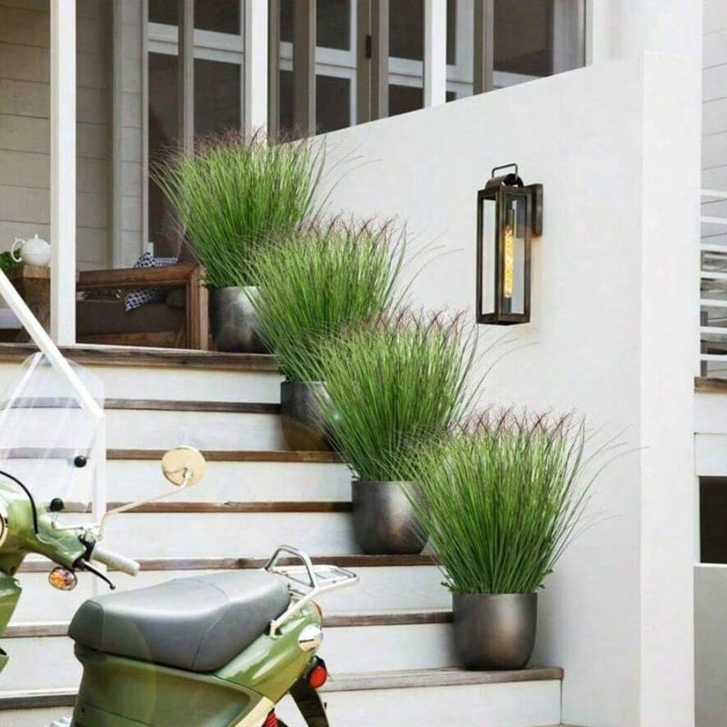 12 قطعة عشب البصل الاصطناعي ال - مراجعة Snake Plant وسعره