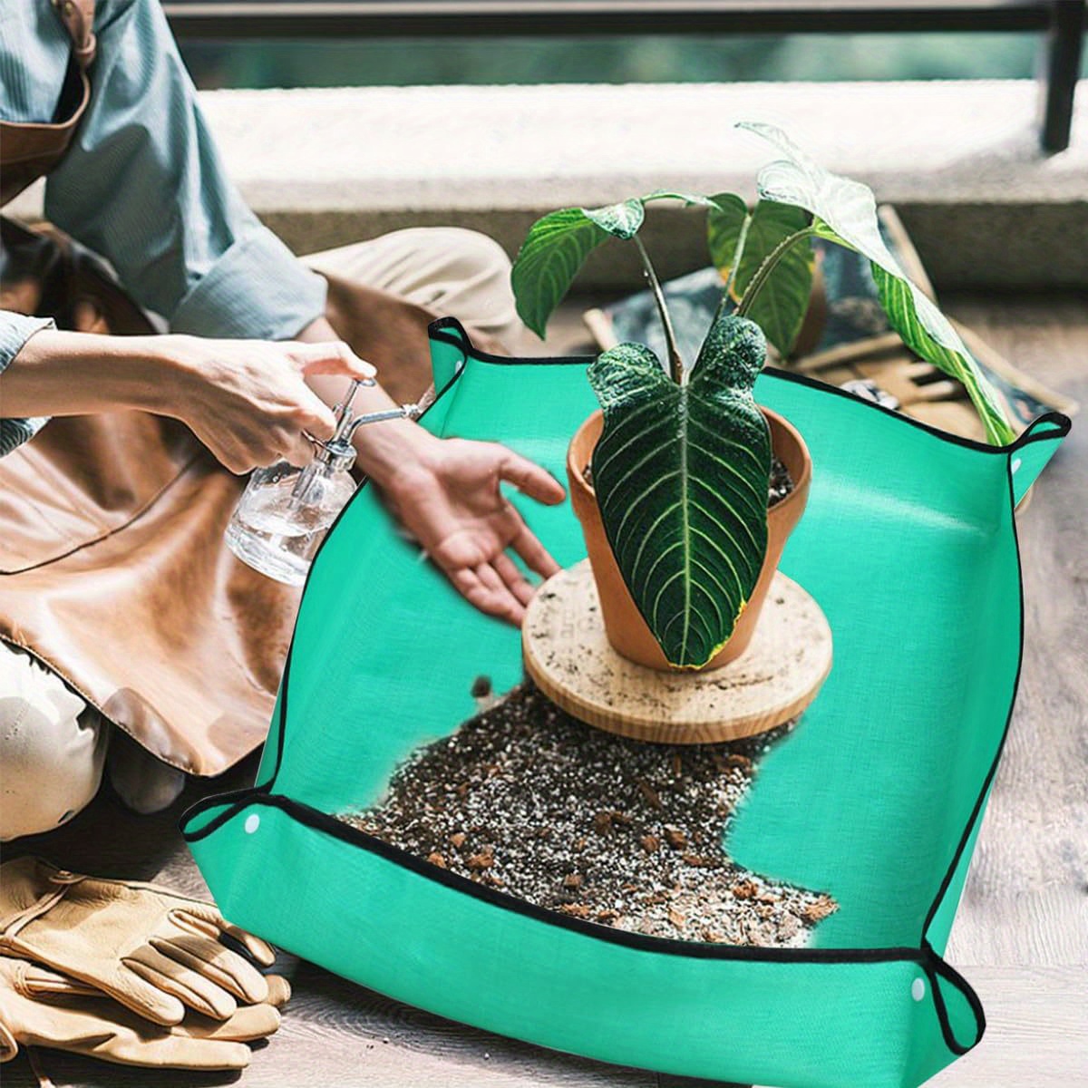 حصيرة مقاومة للماء لزراعة النب - مراجعة Repotting Mat وسعره