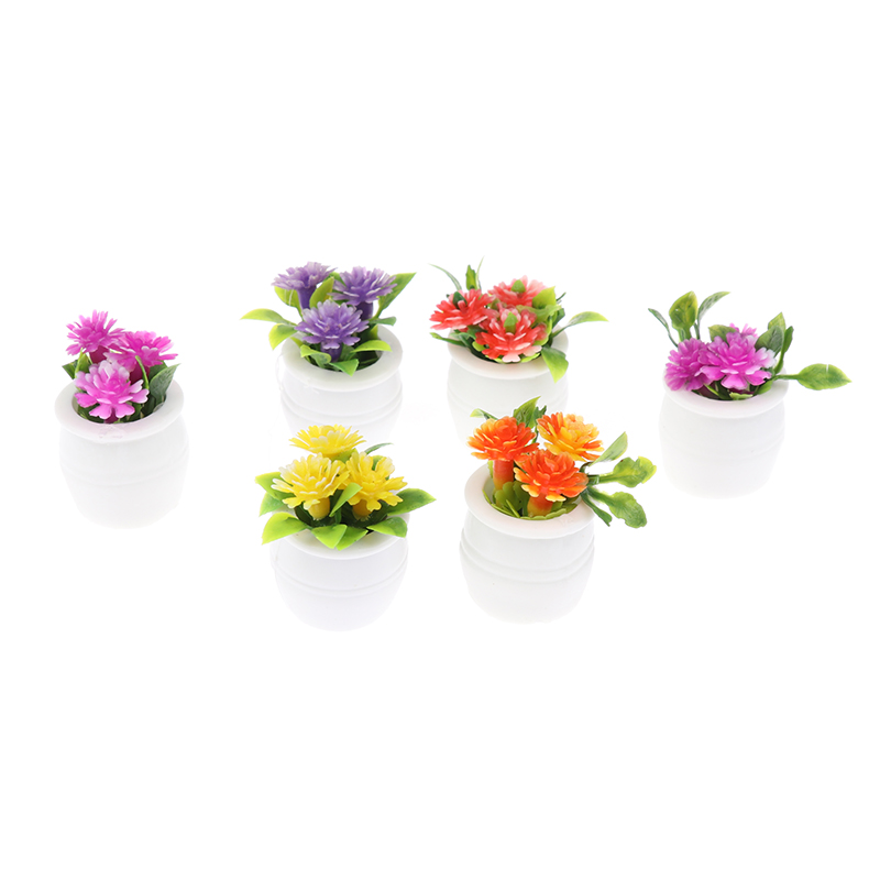 3 قطع محاكاة صغيرة لبيت الدمية - مراجعة Plant Pot وسعره