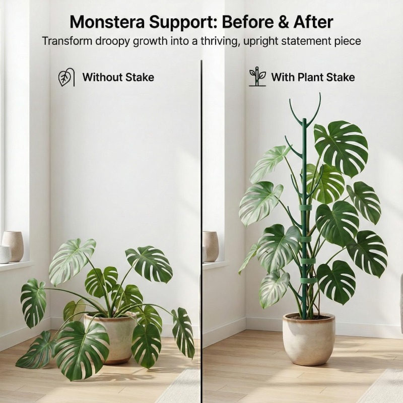 دعامات نبات المونستيرا: 5 دعام - مراجعة Plant Support Stake وسعره